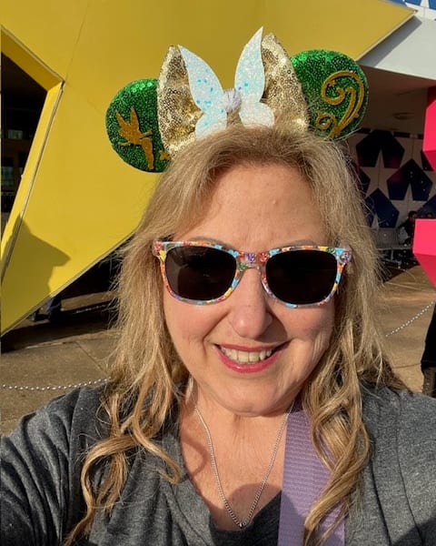 Carole on a cruise vacation